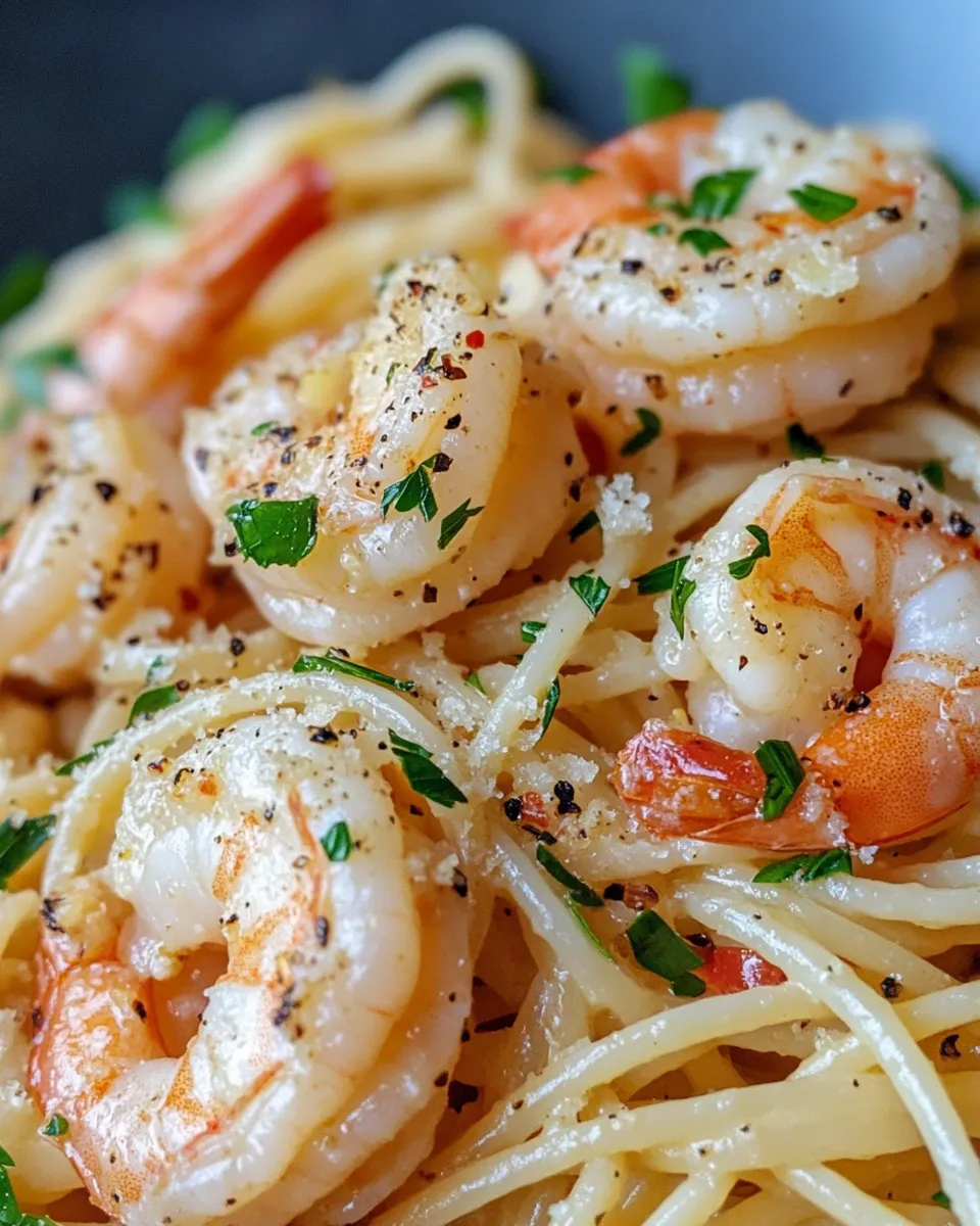Classic Garlic Butter Shrimp Scampi Pasta recipe photo