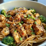 Homemade Honey Garlic Chicken Pasta photo