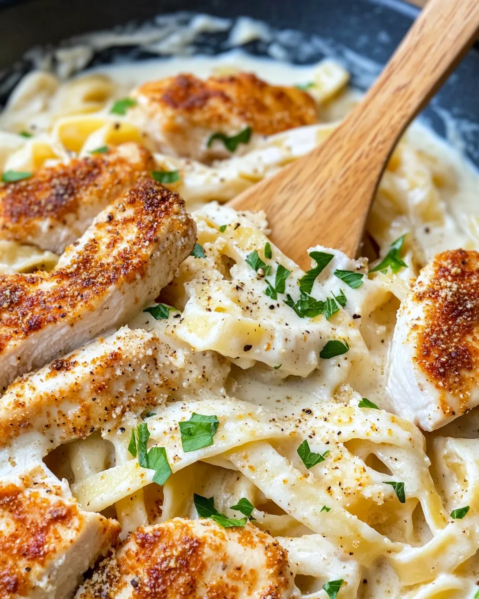 Classic One-Pot Cajun Chicken Alfredo image