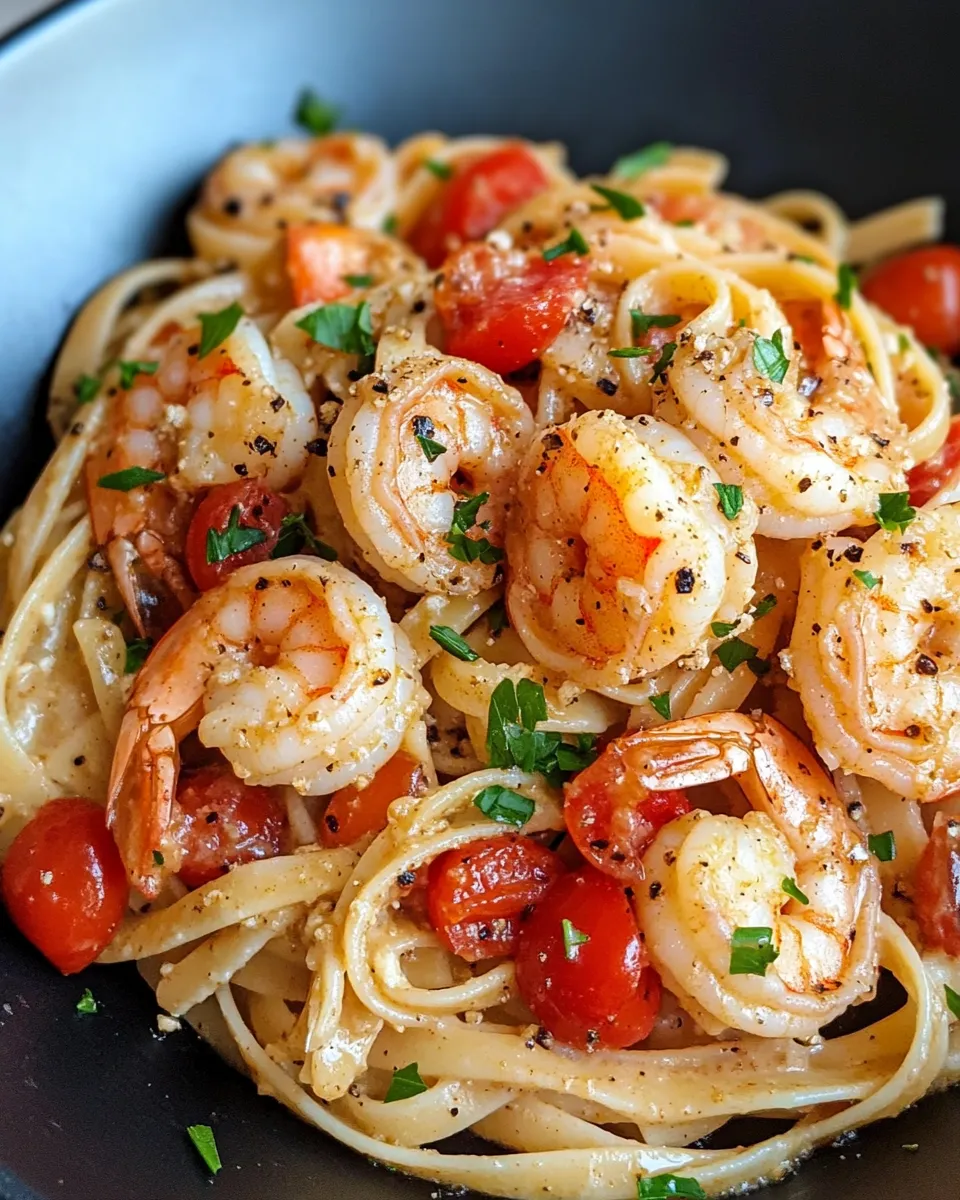 Homemade One-Pot Creamy Cajun Shrimp Pasta photo
