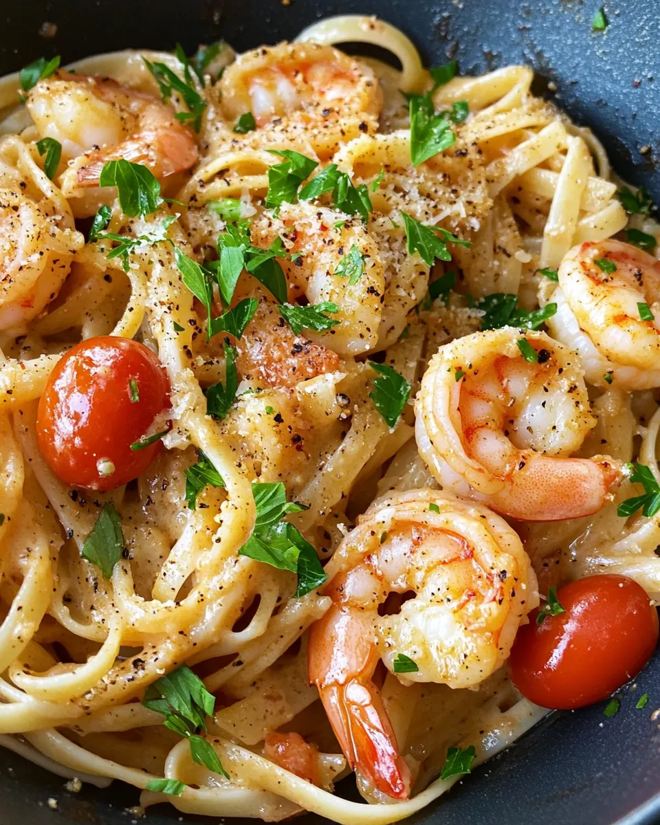 Classic One-Pot Creamy Cajun Shrimp Pasta image