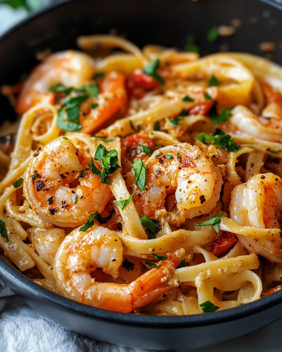 Easy One-Pot Creamy Cajun Shrimp Pasta recipe photo