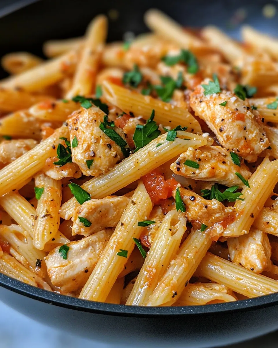 Homemade Spicy Cajun Chicken Penne photo