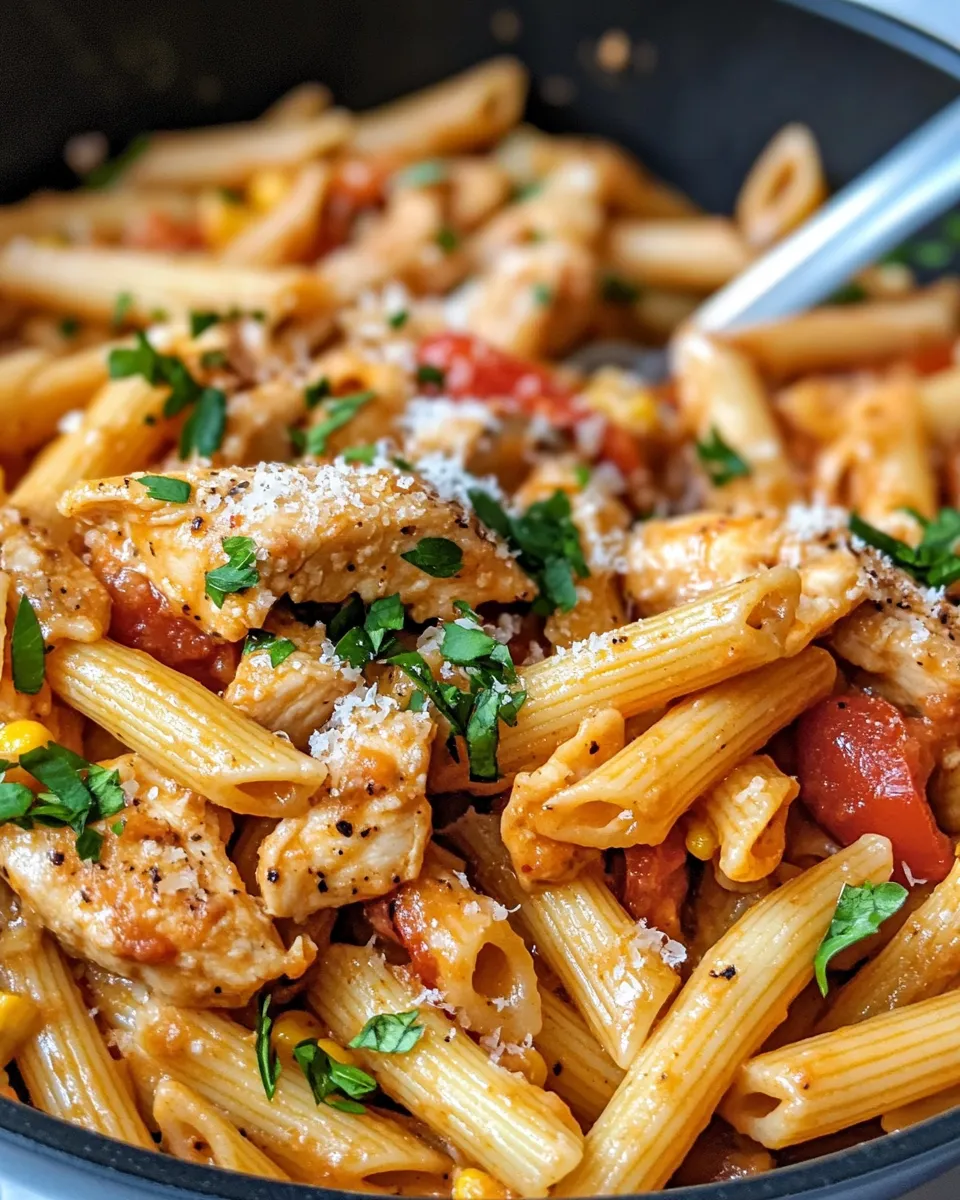 Homemade Spicy Chicken Chipotle Pasta photo