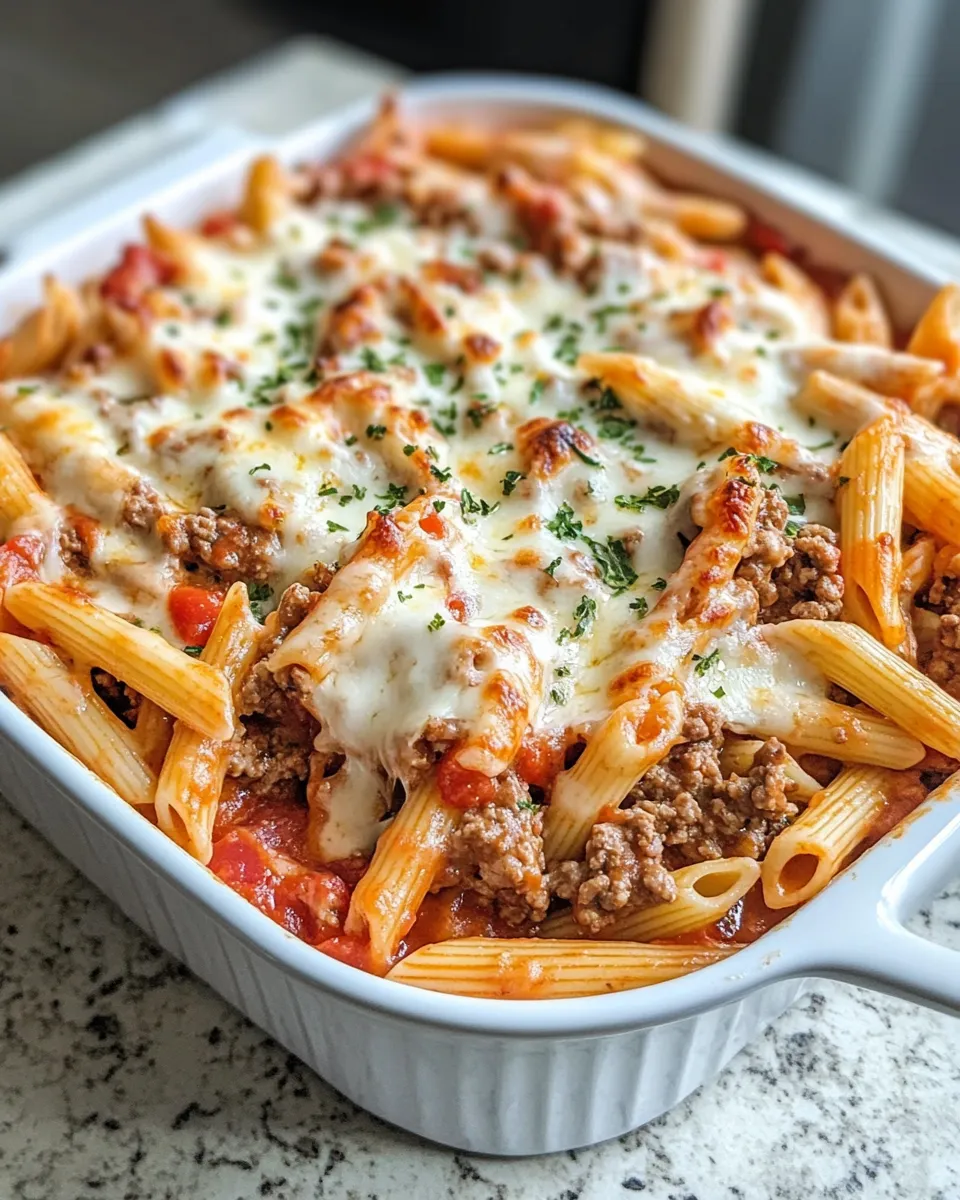 Easy The Best Beef & Cheeseburger Pasta Casserole recipe photo