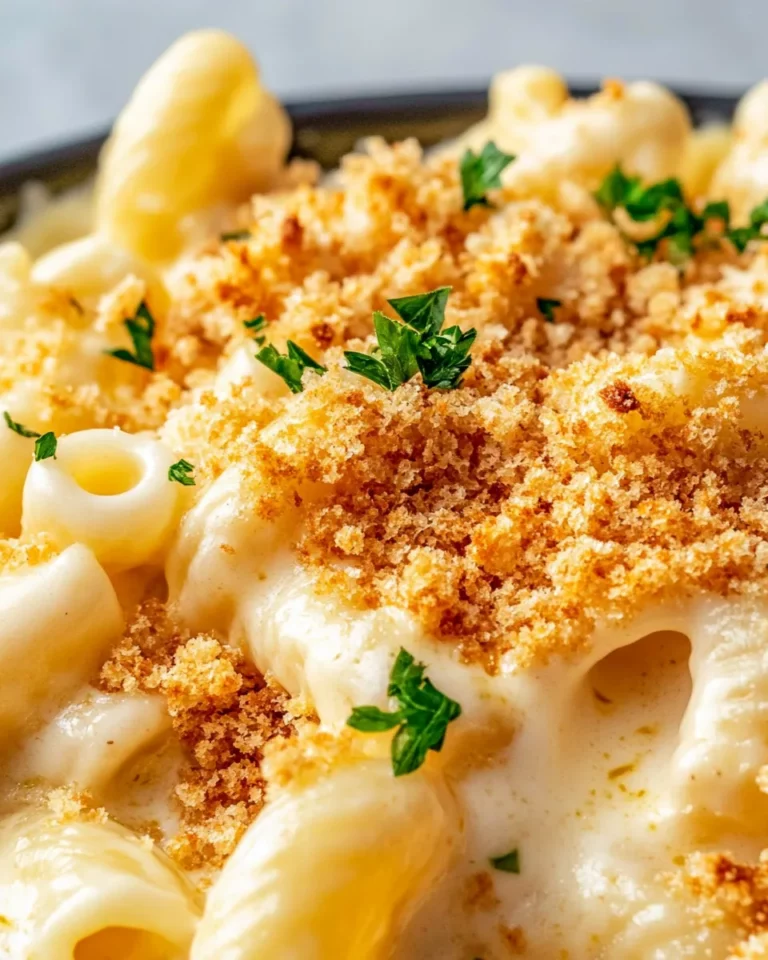 Homemade White Cheddar Garlic Mac and Cheese photo