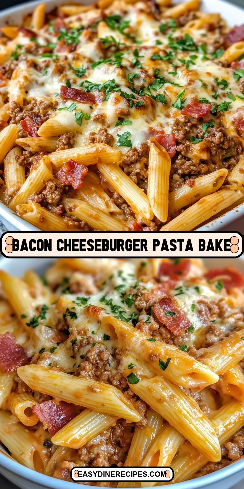 Bacon Cheeseburger Pasta Bake Recipe