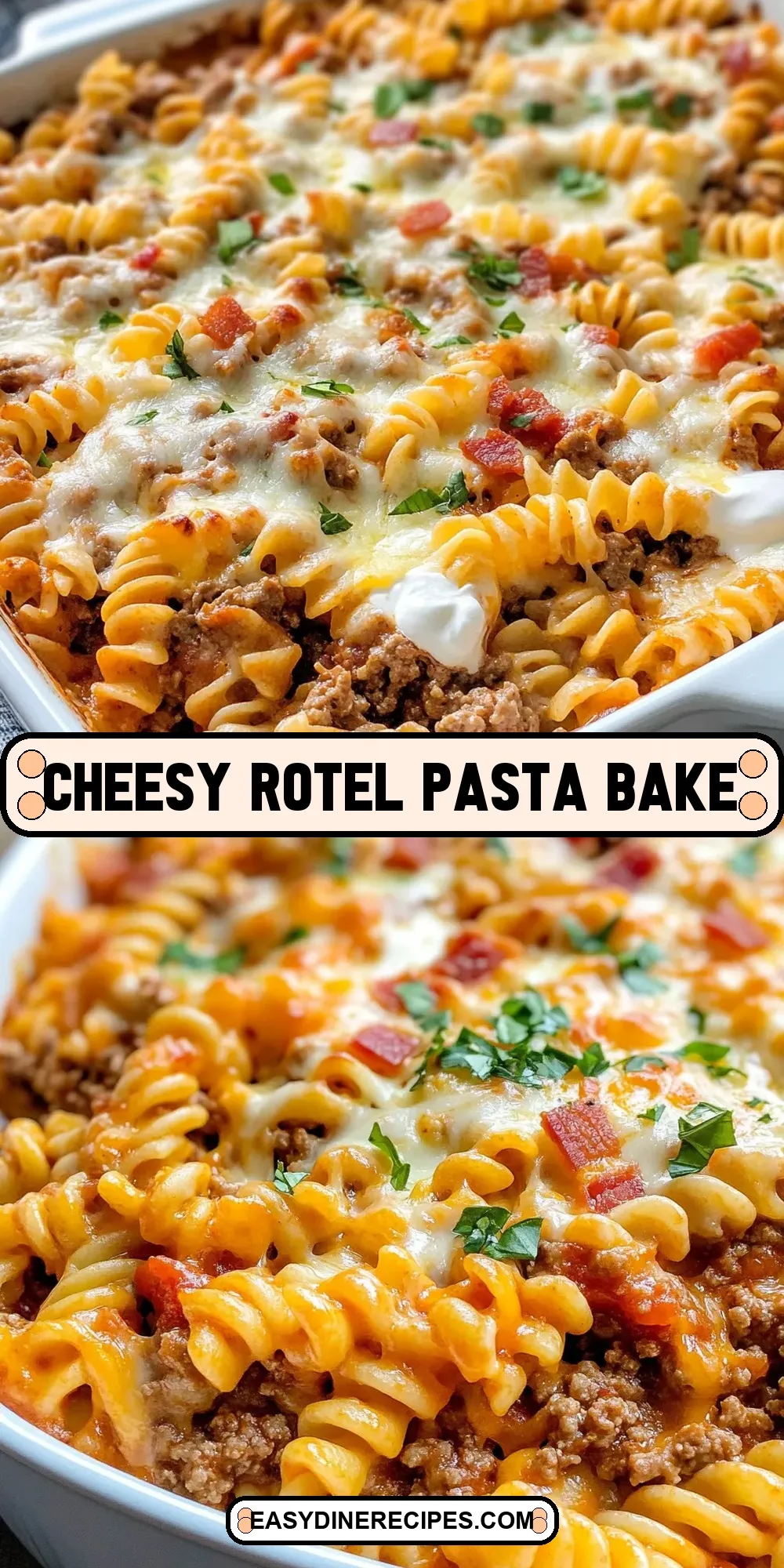 Cheesy Rotel Pasta Bake (Perfect & Delicious)