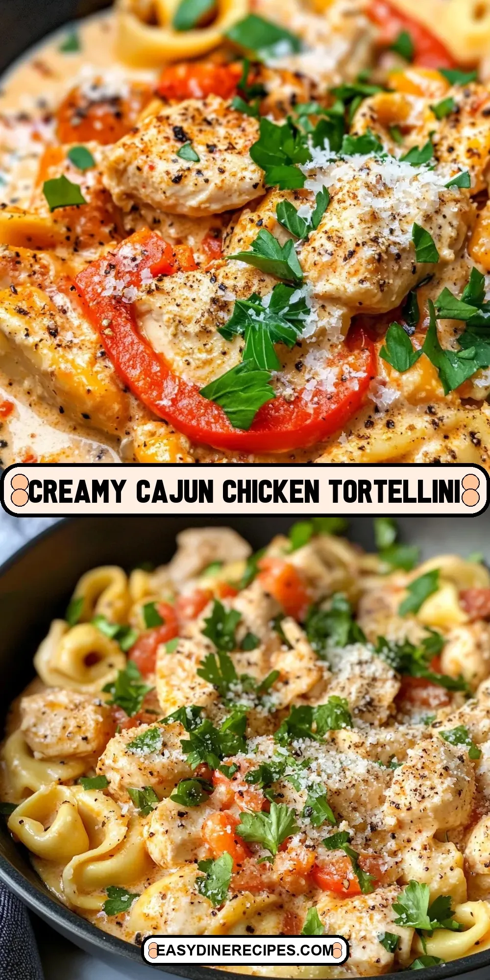 Creamy Cajun Chicken Tortellini (Perfect & Delicious)