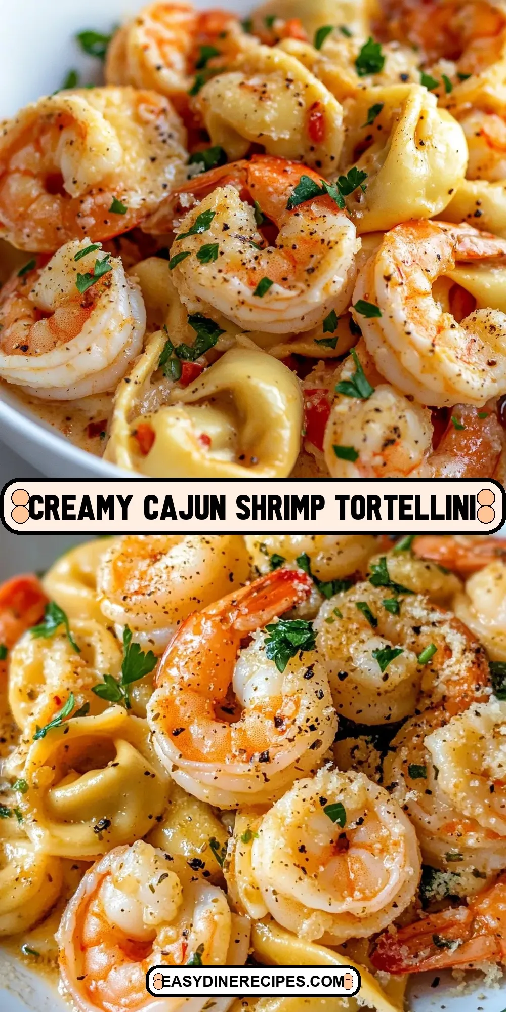 Creamy Cajun Shrimp Tortellini (Perfect & Delicious)