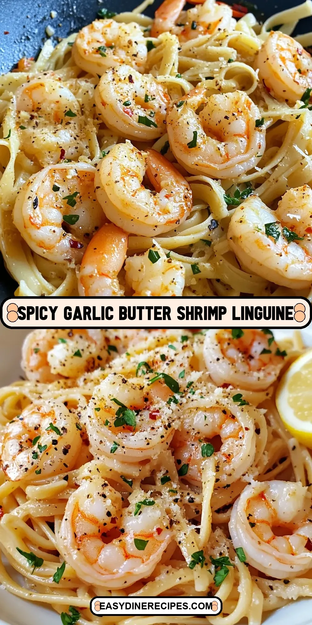 Flavorful Spicy Garlic Butter Shrimp Linguine
