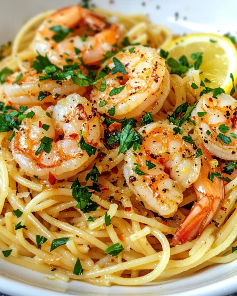 Delicious 20-Minute Lemon Shrimp Spaghetti photo