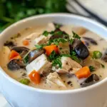 Homemade 30 Minute Chicken Mushroom Soup recipe photo