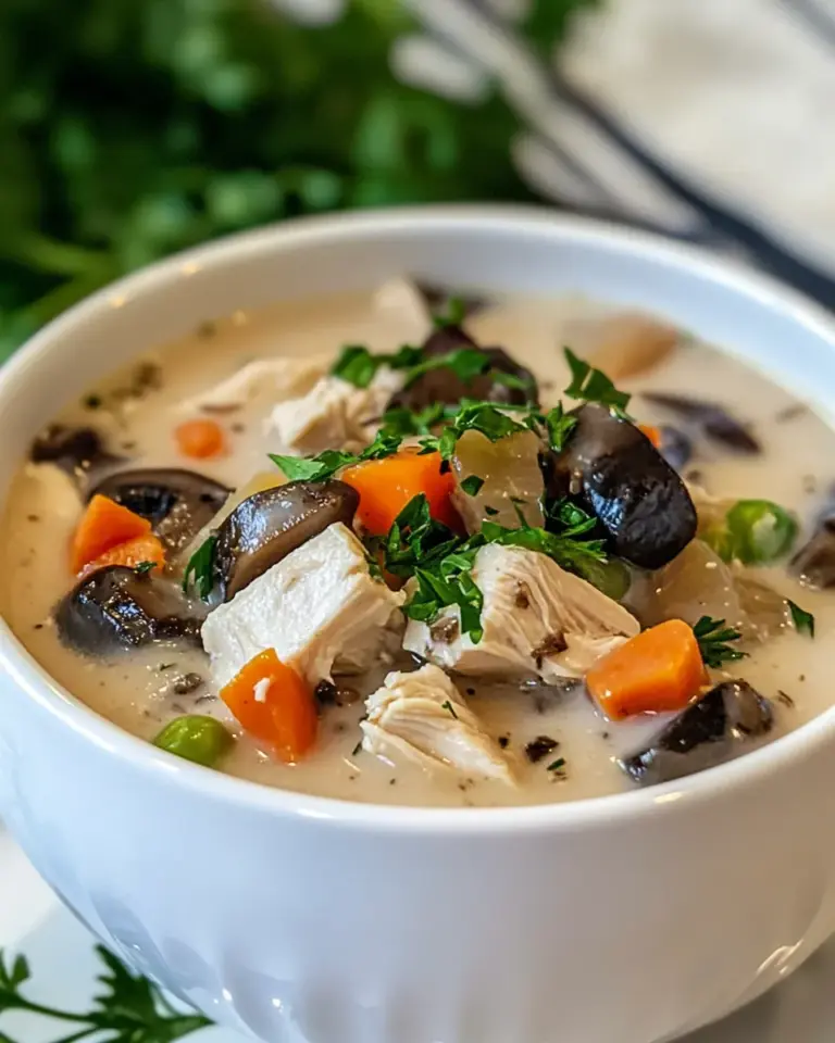 Homemade 30 Minute Chicken Mushroom Soup recipe photo