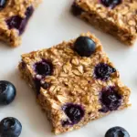 Homemade 6-Ingredient Healthy Blueberry Oatmeal Bars recipe photo