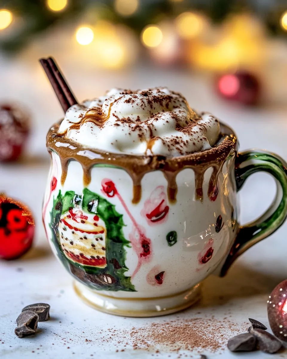 Easy Ashers 5 Minute Vanilla Bean Hot Cocoa. food shot