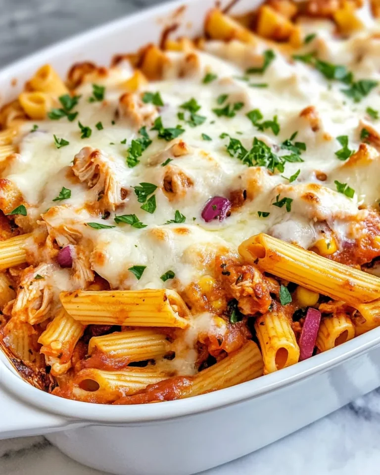 Homemade BBQ Chicken Pasta Bake photo