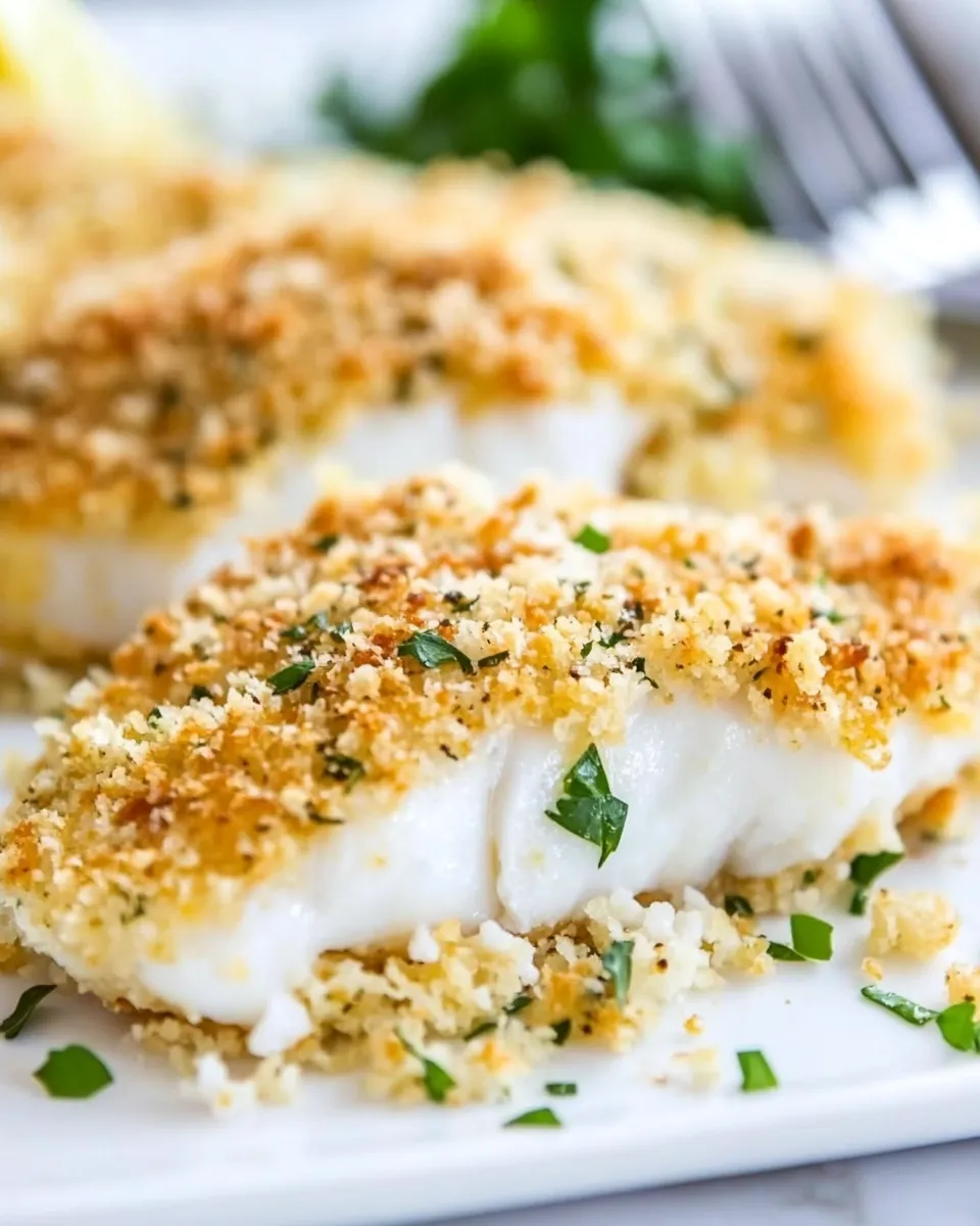 Easy Baked Breaded Tilapia Recipe image