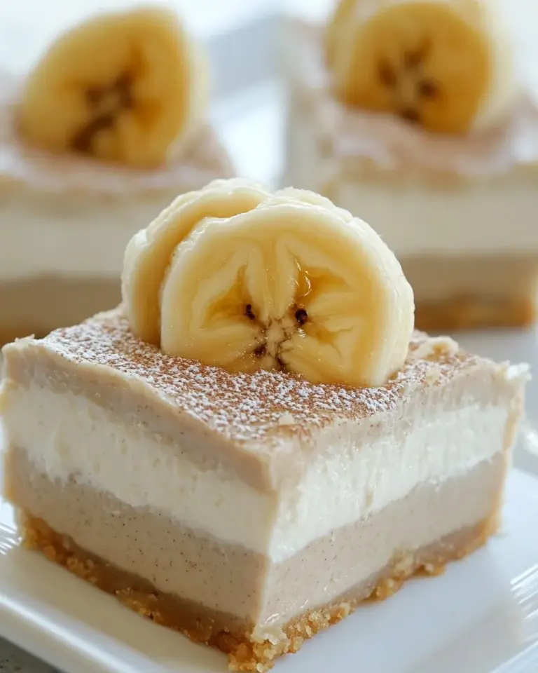 Homemade Banana Cheesecake Bars photo