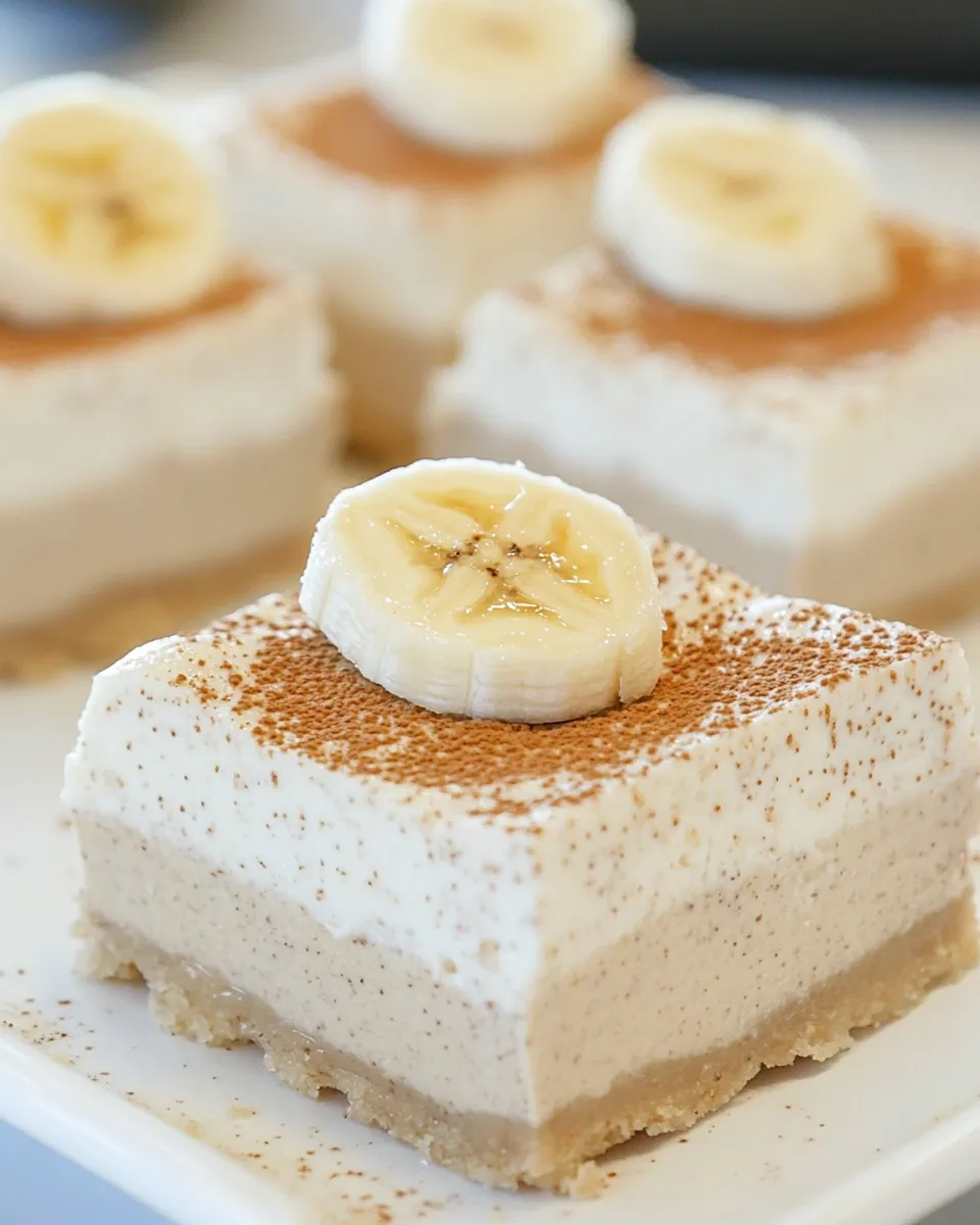 Classic Banana Cheesecake Bars image