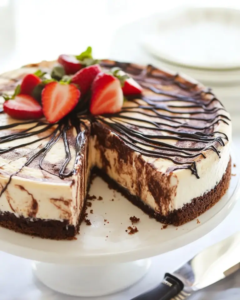 Homemade Banana Split Cheesecake recipe photo