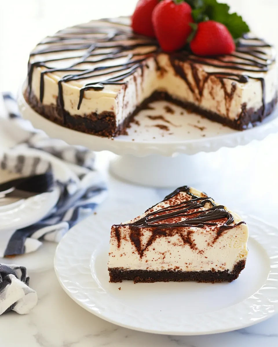 Delicious Banana Split Cheesecake plate image
