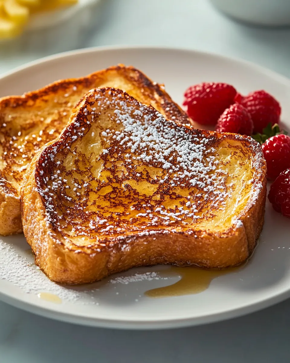 Classic Best French Toast Recipe (Pain Perdu) recipe image