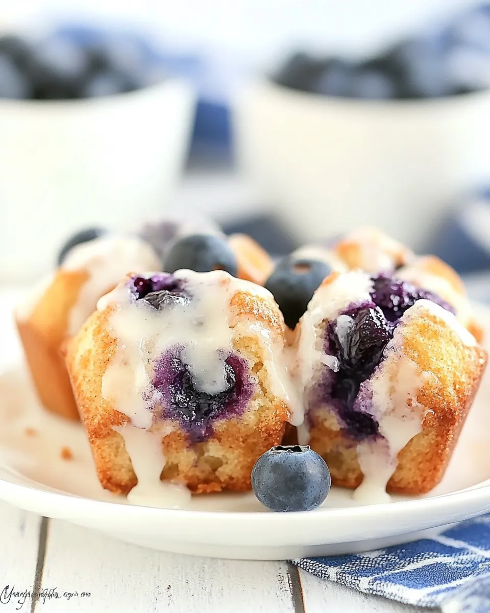 Homemade Blueberry Monkey Bread Muffins photo