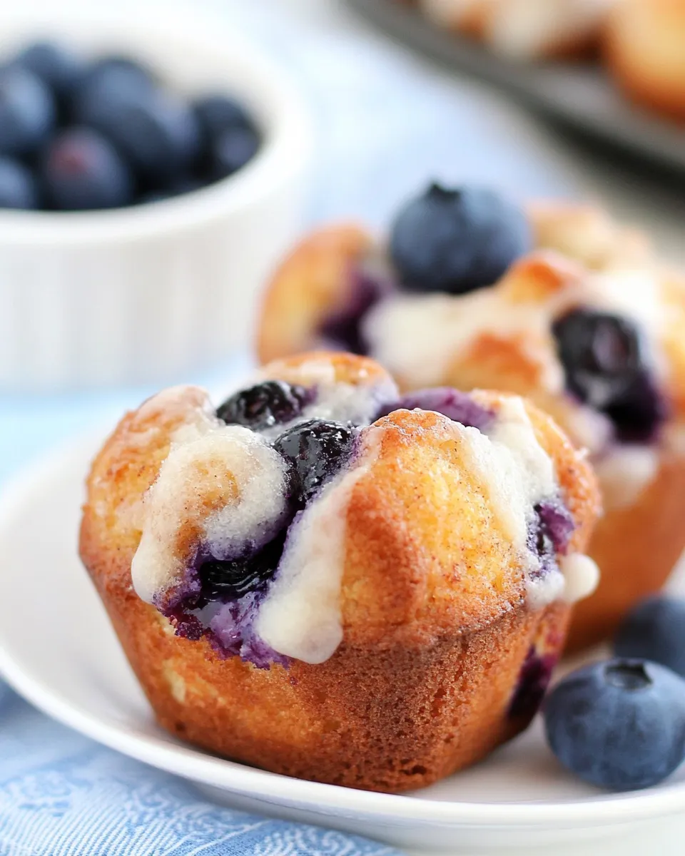Easy Blueberry Monkey Bread Muffins recipe photo