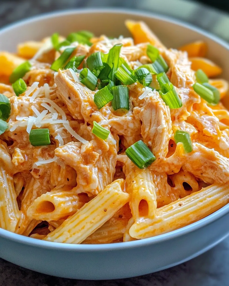 Homemade Buffalo Chicken Ranch Pasta photo