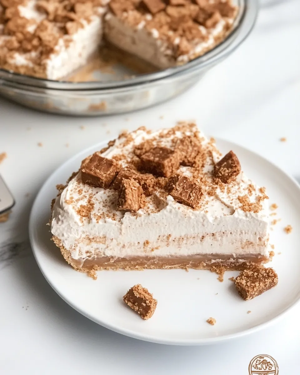 Easy Butterfinger Pie recipe photo