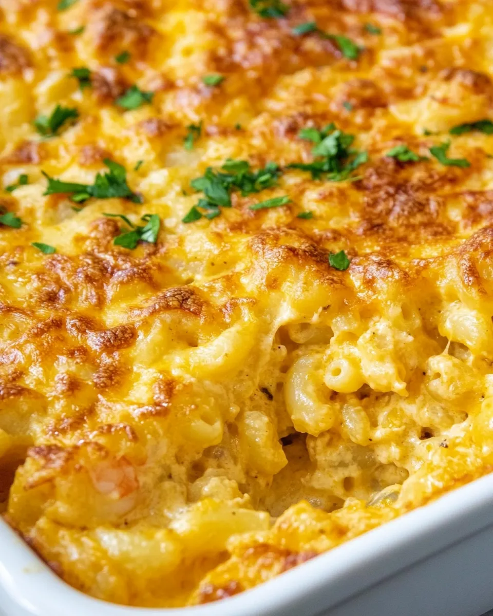 Classic Cajun Shrimp and Crab Mac and Cheese dish photo