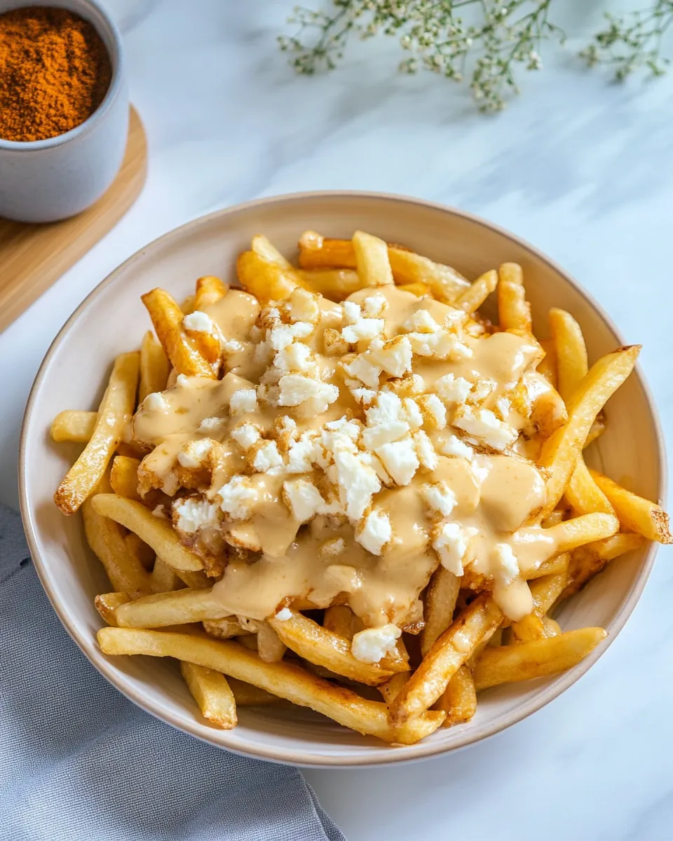 Easy Canadian Poutine Recipe shot