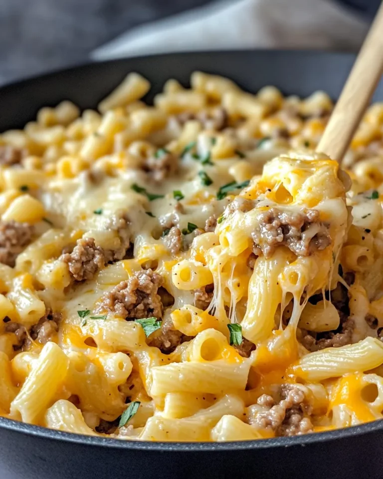 Homemade Cheeseburger Macaroni Pasta photo