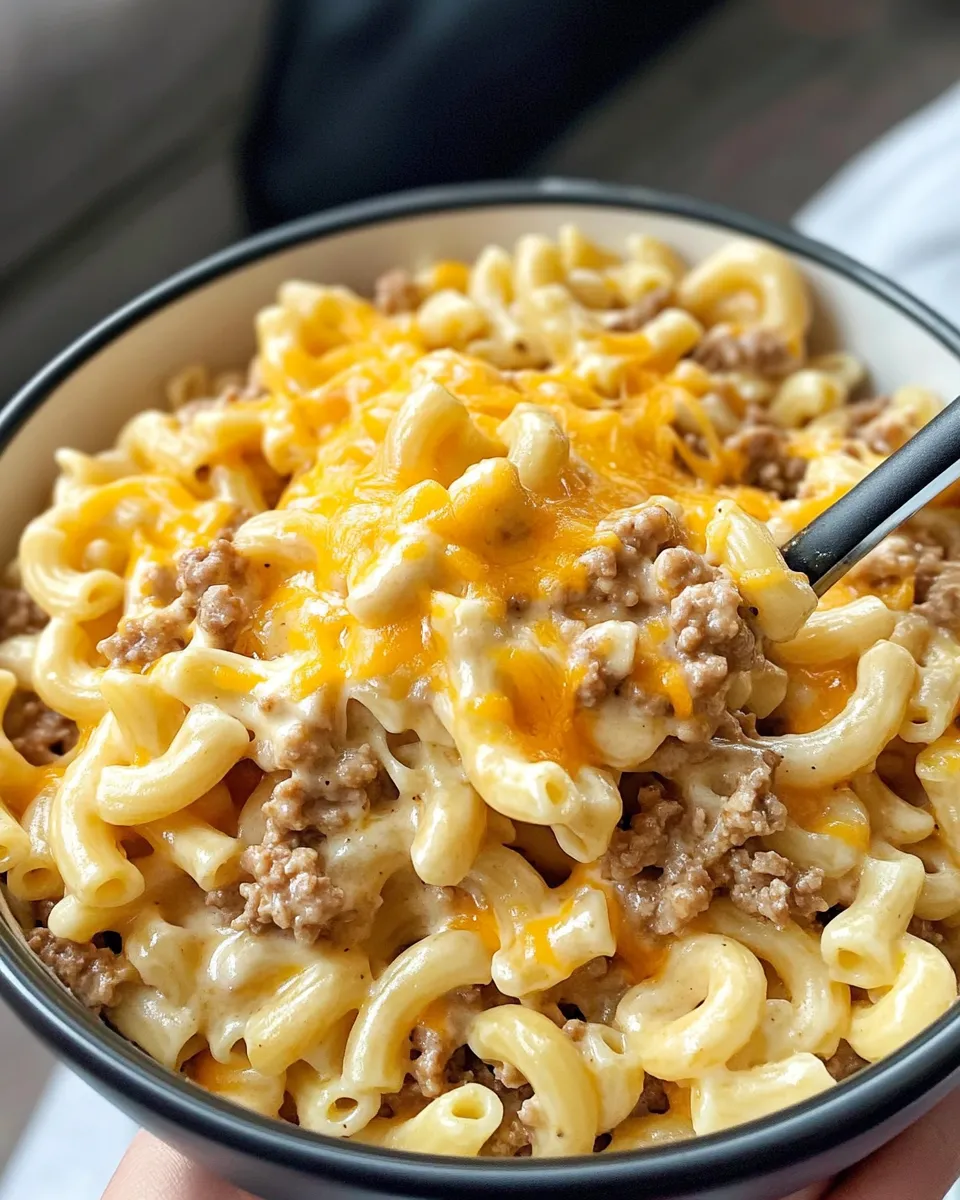 Easy Cheeseburger Macaroni Pasta recipe photo
