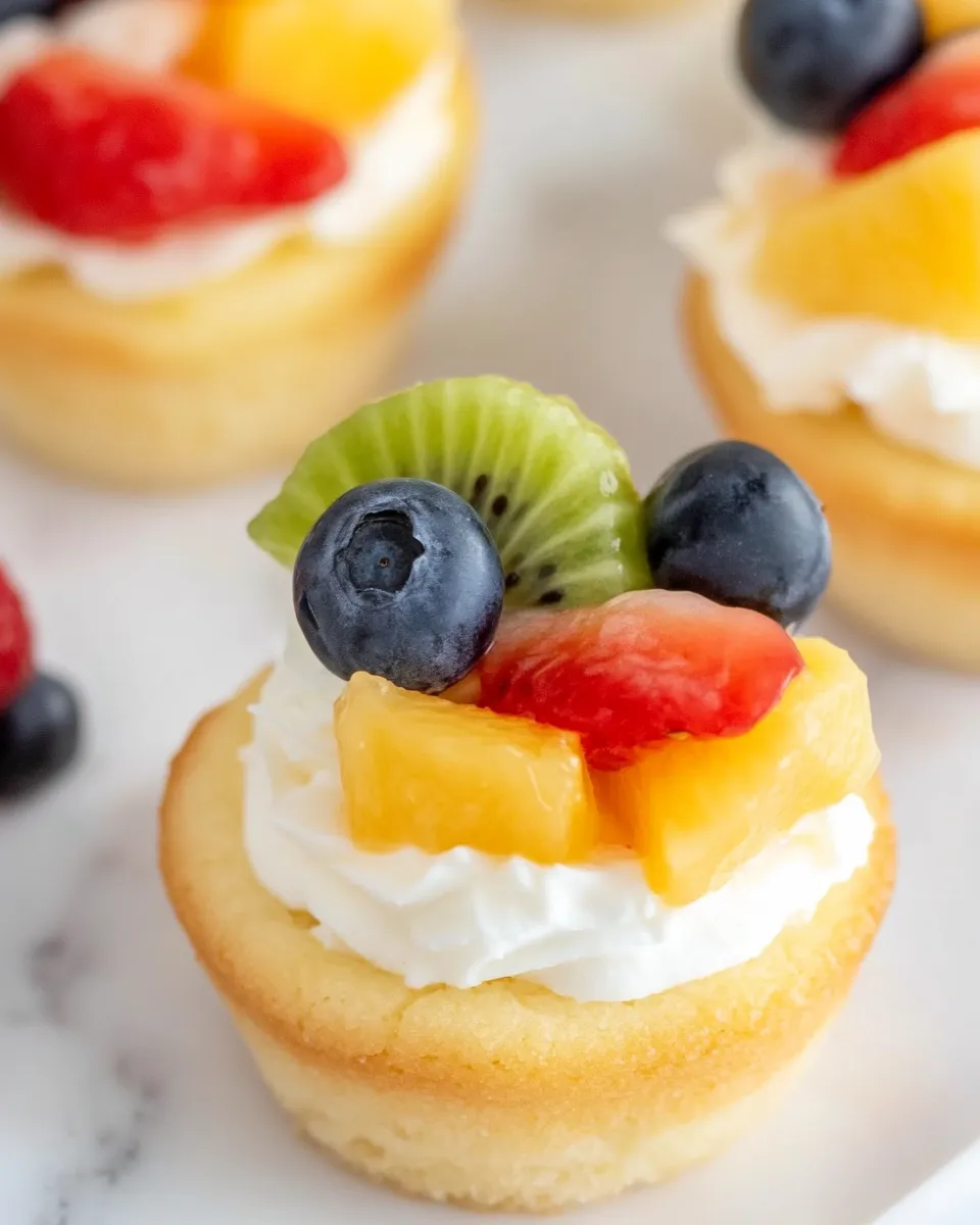 Easy Cheesecake Sugar Cookie Cups (Fruit Pizza!) dish photo