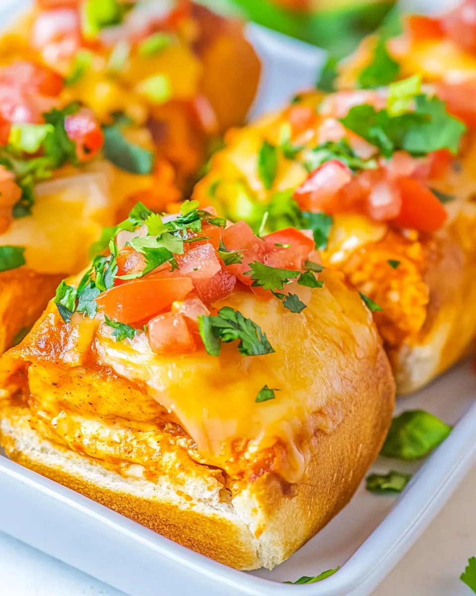 Delicious Chicken Enchilada Sliders picture