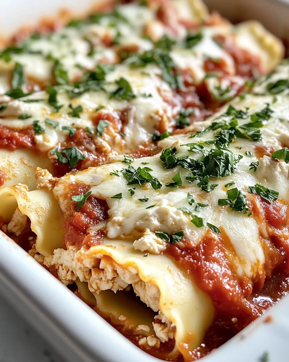 Delicious Chicken and Spinach Lasagna Roll-Ups dish photo