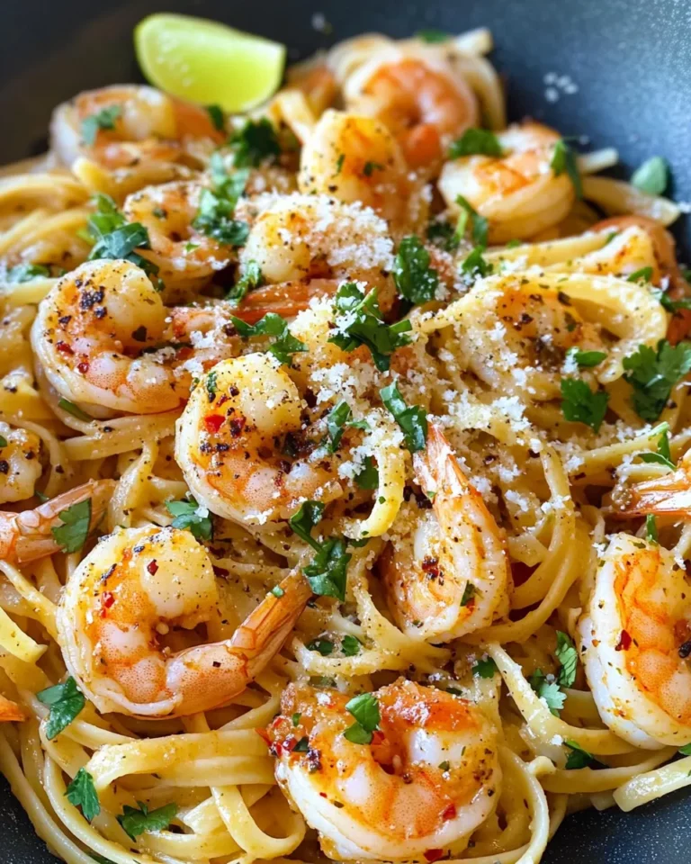 Homemade Chili-Lime Shrimp Pasta photo