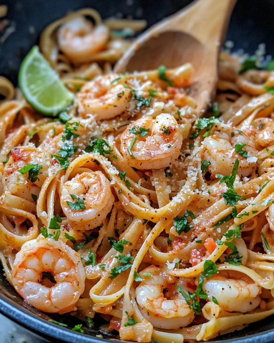 Classic Chili-Lime Shrimp Pasta image