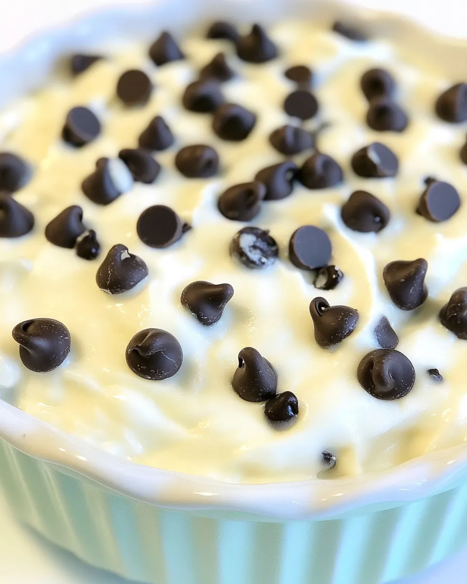 Easy Chocolate Chip Dip recipe photo