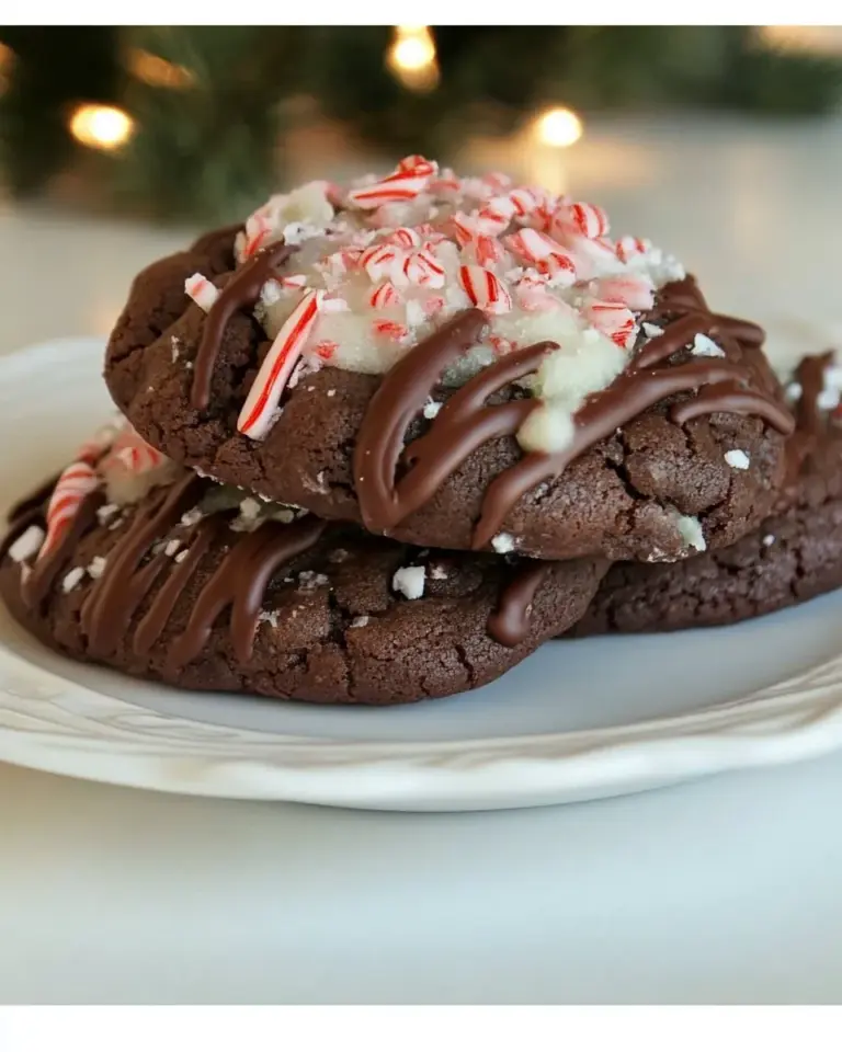 Homemade Chocolate Peppermint Cookies photo