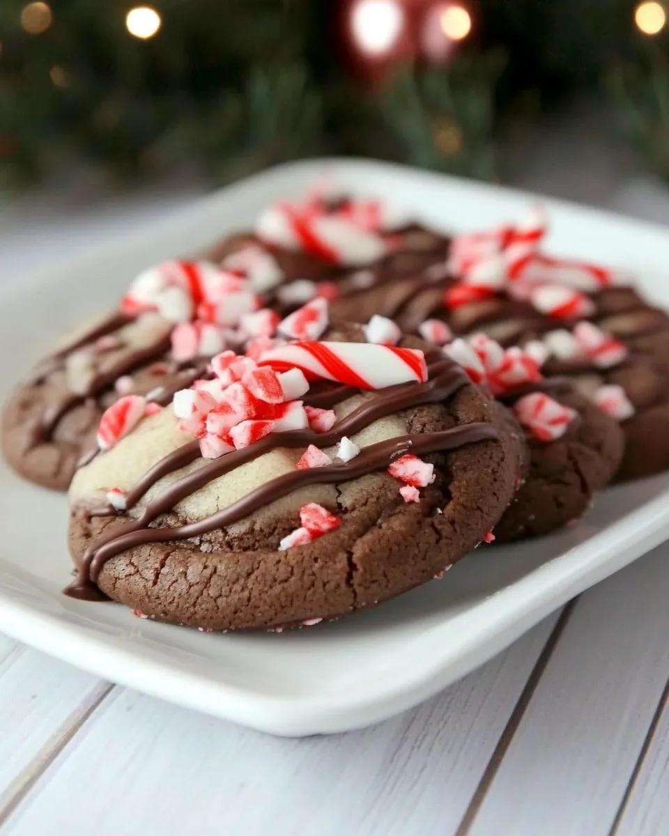 Easy Chocolate Peppermint Cookies recipe photo