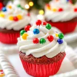 Homemade Christmas Light Cupcakes photo