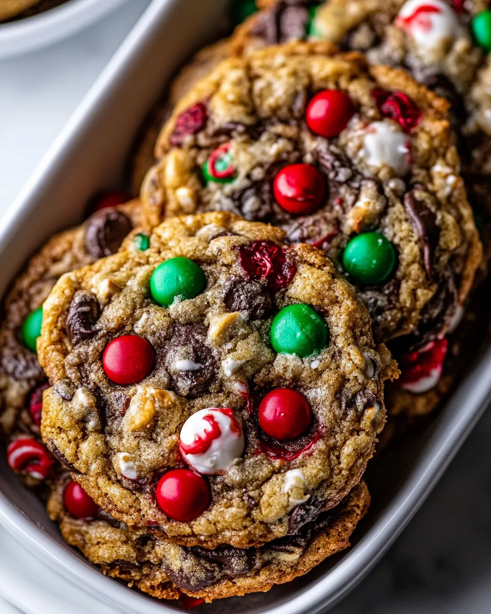 Perfect Christmas Monster Cookies. image