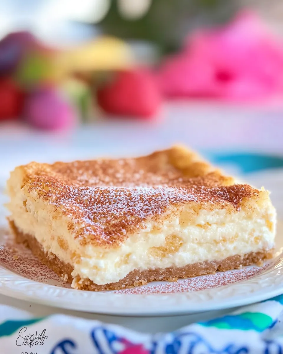 Classic Churro Cheesecake dish photo