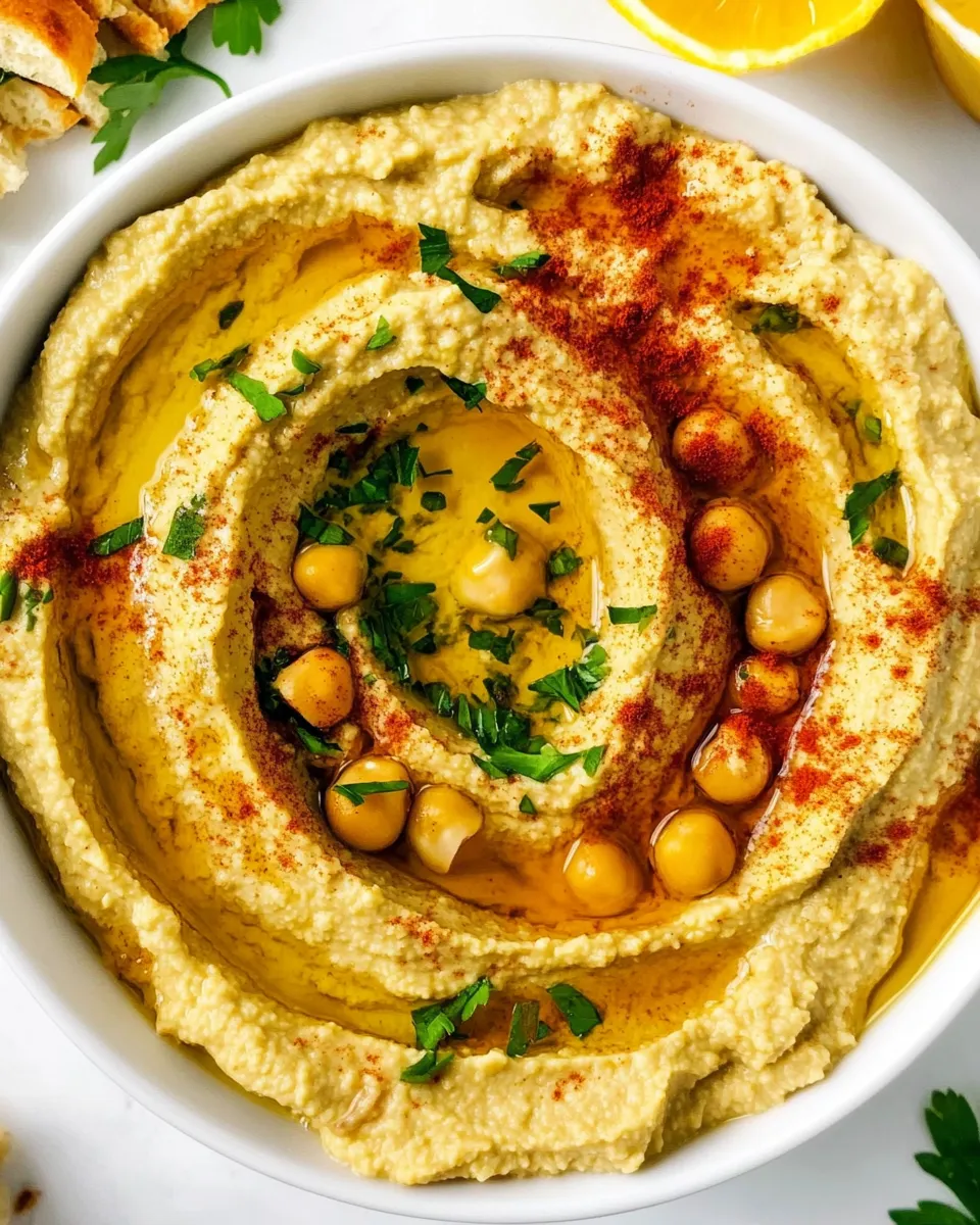 Quick Classic Hummus food shot