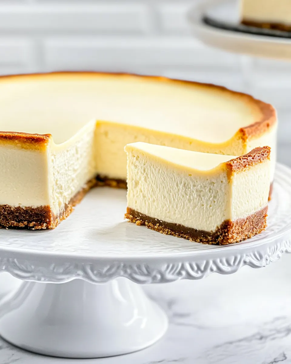 Easy Classic New York Style Cheesecake: A Slice of Big Apple Heaven recipe image