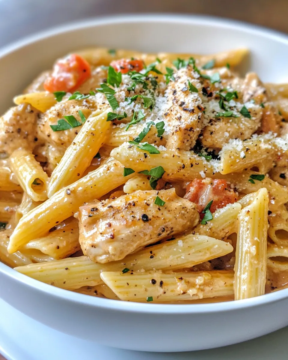 Homemade Creamy Cajun Chicken Penne photo