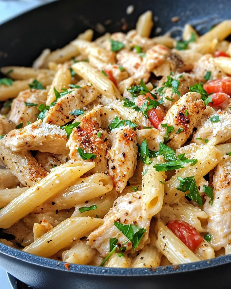Classic Creamy Cajun Chicken Penne image